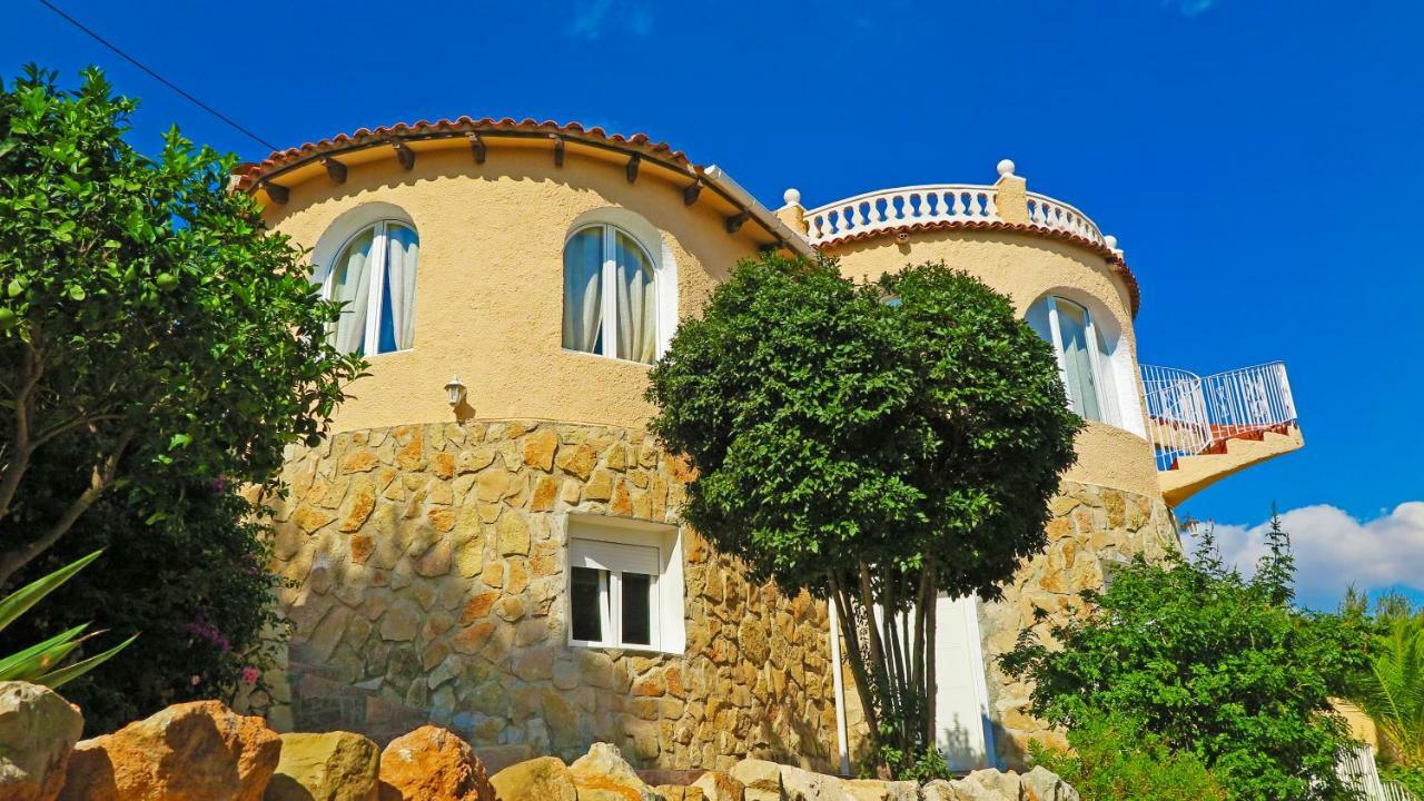 VILLA SPARTACUS - piscina privada y vistas al mar Calpe Exterior foto