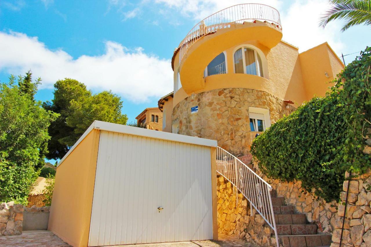 VILLA SPARTACUS - piscina privada y vistas al mar Calpe Exterior foto