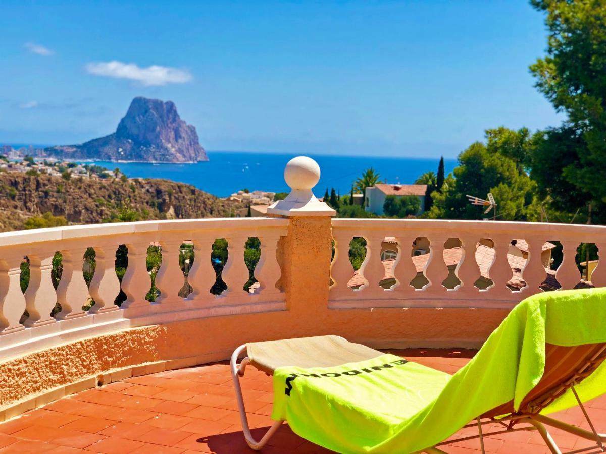 VILLA SPARTACUS - piscina privada y vistas al mar Calpe Exterior foto