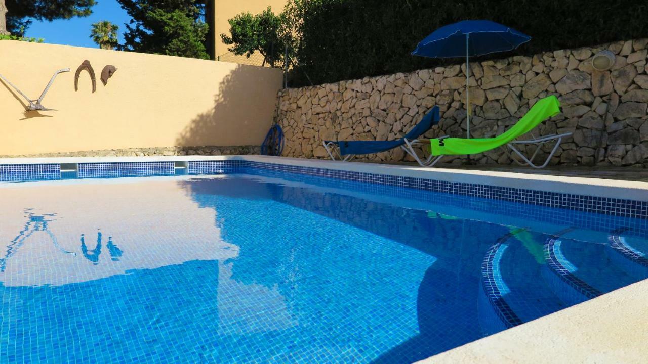 VILLA SPARTACUS - piscina privada y vistas al mar Calpe Exterior foto